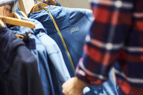 Represented at ISPO Munich: Outdoor brand Pyua. Represented at ISPO Munich: Outdoor brand Pyua.
