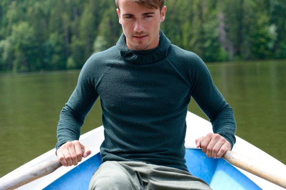 Der Baselayer von Patagonia ist der perfekte Begleiter für kleine Microadventures in freier Natur. 