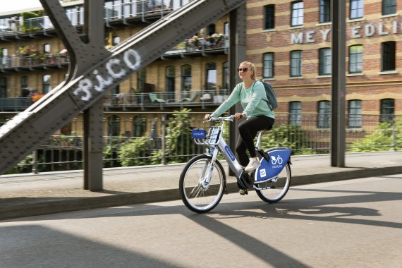 Credit: Nextbike Der größte deutsche Anbieter Nextbike verzeichnet in Berlin monatlich 18.000 Ausleihen.