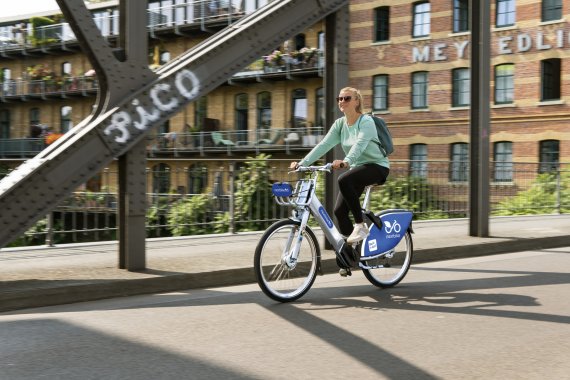 Der größte deutsche Anbieter Nextbike verzeichnet in Berlin monatlich 18.000 Ausleihen.