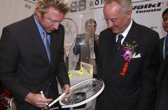 ISPO China 2006 with Boris Becker