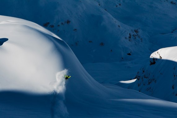 Powderfun for freeriders in Engelberg.