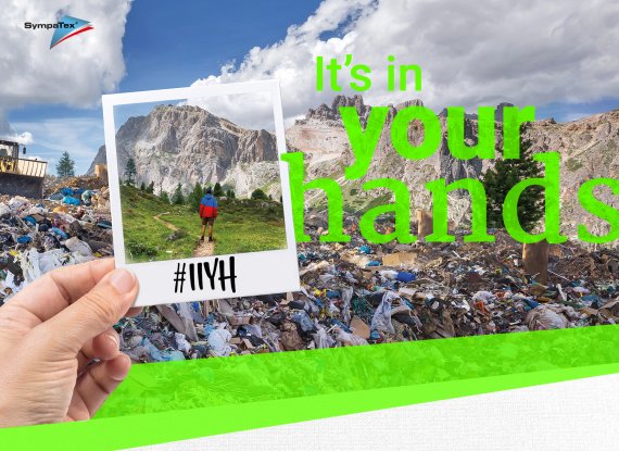 Die #IIYH Kampagne ruft zum aktiven Umweltschutz auf.