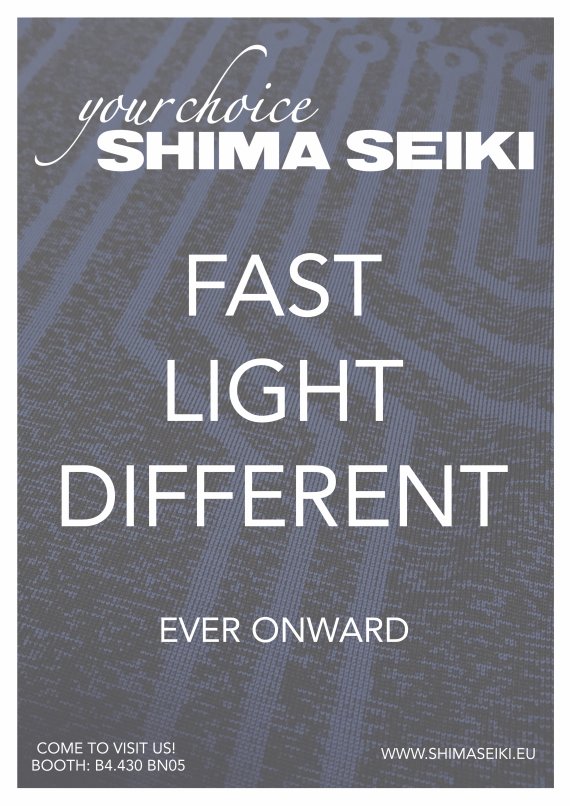 ISPO Brandnew Sponsor SHIMA SEIKI ISPO Brandnew Sponsor SHIMA SEIKI