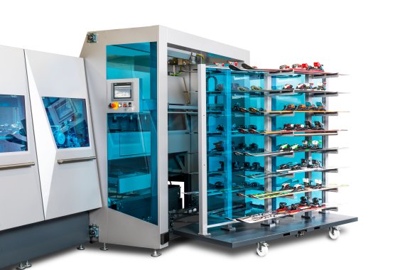 The loading machinery for the SF-4 service robot by Reichmann saves time and costs.