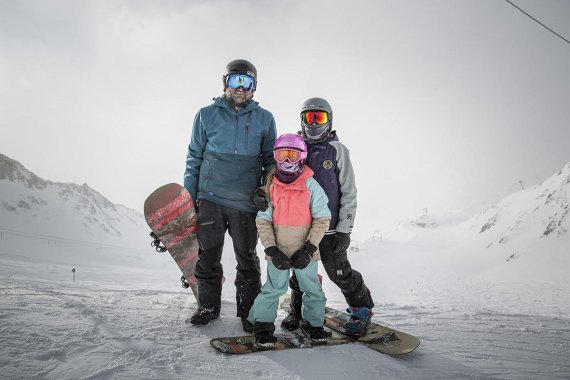 Tommy and the junior shredders.