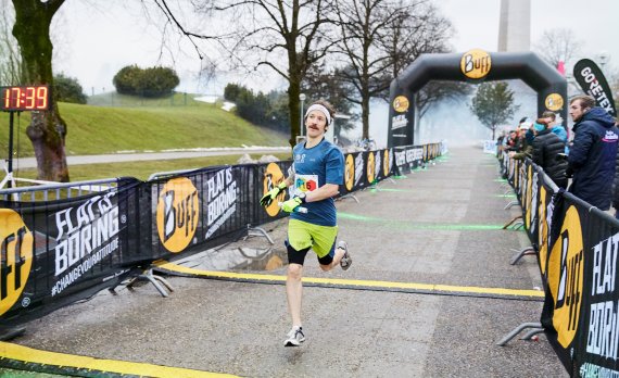 Credit: Messe München GmbH Über 5 Kilometer war der Ultraläufer Florian Neuschwander nicht zu schlagen.