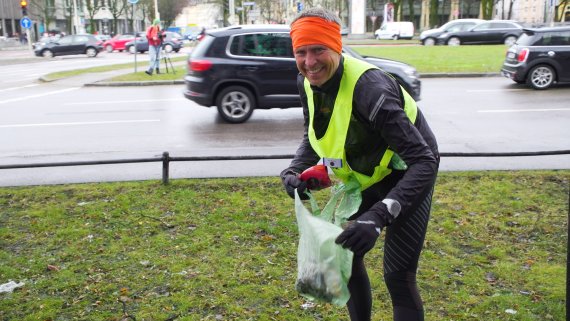 In München kommt schon was zusammen. So auch beim Schweden und Plogging-Erfinder Erik Ahlström.