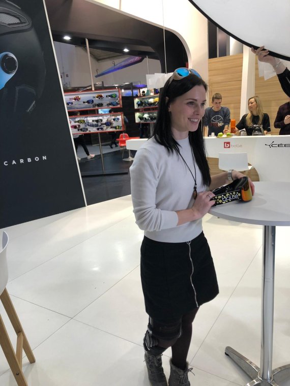 Anna Veith auf ISPO Munich 2019