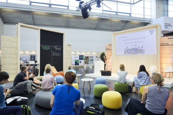 Beim CSR Hub & Sustainability Kiosk trifft sich die Branche, um über Erfahrungen und neue Konzepte zu diskutieren. 