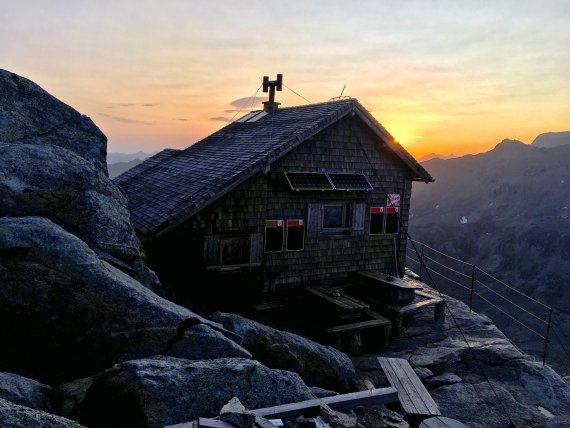 Die Rojacherhütte ist eine der kleinsten bewirteten Hütten im Alpenraum