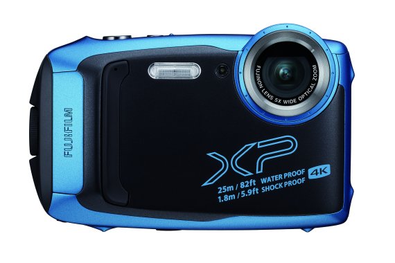 Die Fujifilm Finepix XP140 ist laut Hersteller bis zu einer Tiefe von 25 Metern wasserdicht. Die Fujifilm Finepix XP140 ist laut Hersteller bis zu einer Tiefe von 25 Metern wasserdicht.