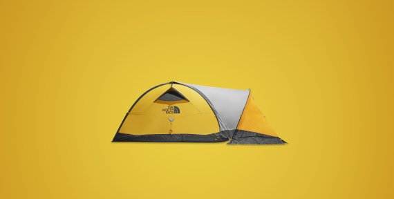 It's also possible to rent The North Face tents.