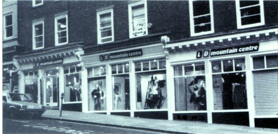 The LD Mountain Center in Newcastle's Dean Street, birthplace of Berghaus. The LD Mountain Center in Newcastle's Dean Street, birthplace of Berghaus.