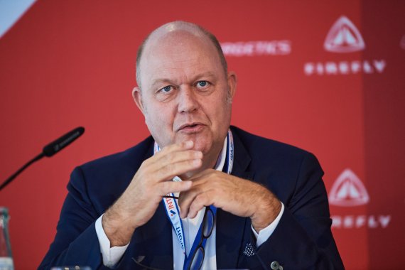 Alexander von Preen, CEO of Intersport, at the Intersport press conference at ISPO Munich 2020. Alexander von Preen, CEO of Intersport, at the Intersport press conference at ISPO Munich 2020.