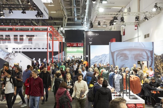 A lot of visitors fill the halls on the first day of ISPO Munich 2020 A lot of visitors fill the halls on the first day of ISPO Munich 2020