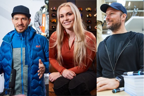 Felix Neureuther, Lindsey Vonn und Aksel Lund Svindal setzen sich für mehr Sport für Kinder ein.