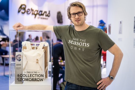 Jan Tore Jensen, CEO of Bergans explains the "Save the Seasons" campaign Jan Tore Jensen, CEO of Bergans explains the "Save the Seasons" campaign