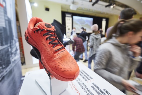 Colourful running shoes are becoming more and more popular with customers. Colourful running shoes are becoming more and more popular with customers.