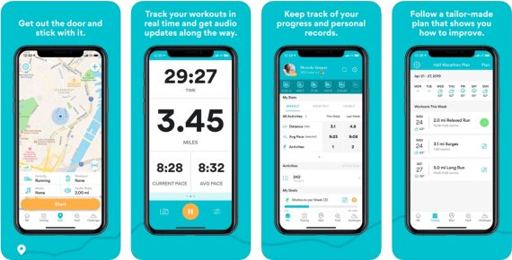 Asics Runkeeper Fitness App Screenshots