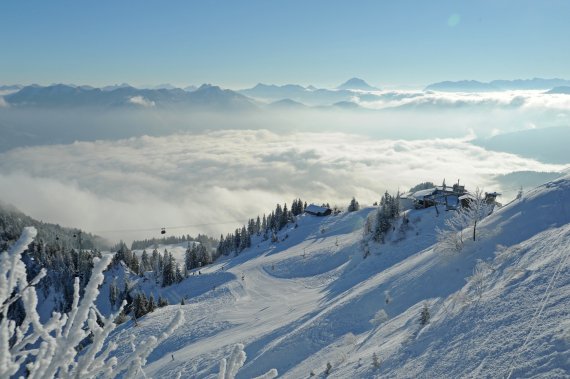 Das Brauneck befindet sich in den oberbayerischen Voralpen.