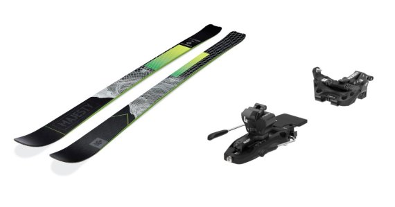 Skitouren Set Superscout Carbon Skis + C-Crest 10 Bindings