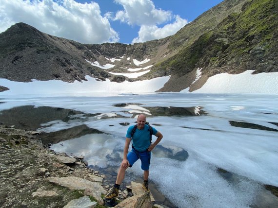 Lukas Meindl au lac Deggenhorn