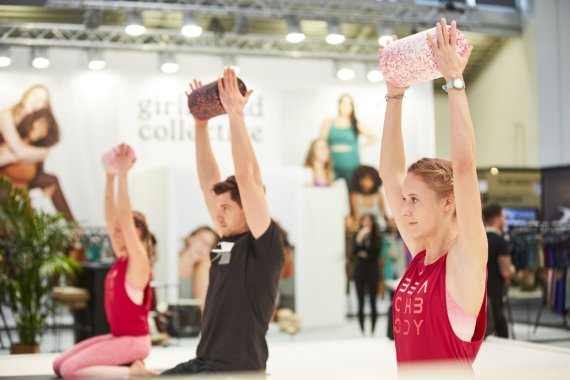 Blackroll-Training auf der ISPO Munich Blackroll-Training auf der ISPO Munich