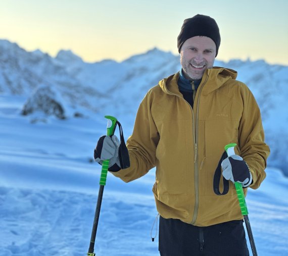 Øystein Vikingsen Fauske beim Ski Touring Øystein Vikingsen Fauske beim Ski Touring