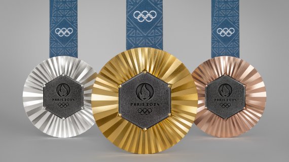Die Medaillen der Olympischen Spiele 2024