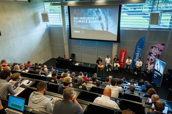 Gespräch beim Atomic Ski Industry Climate Summit 2023