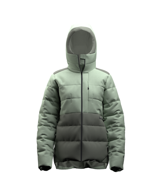 120124_ISPO Award Winner 2024: Ortovox Downwool 270 Jacke_2 Grüne Jacke