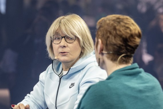 Elena Korf auf der ISPO Munich