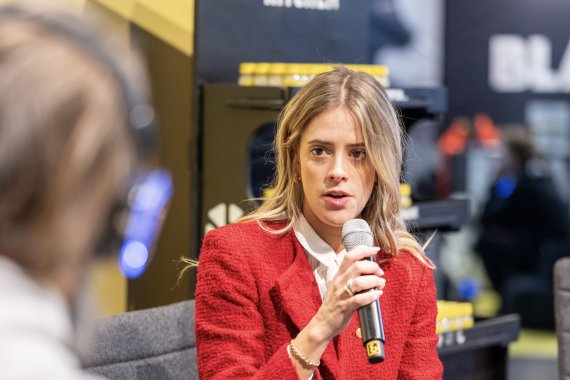 Jiskia Reis auf der ISPO Munich