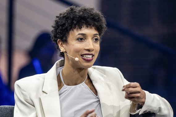 Malaika Mihambo auf der ISPO Munich