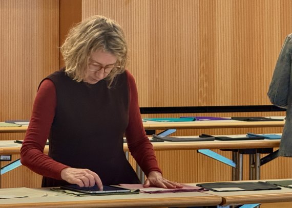 Sophie Bramel at the ISPO Textrends Jury Meeting