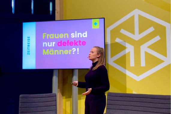 Theresa Haerter spricht auf der ISPO Munich 2024