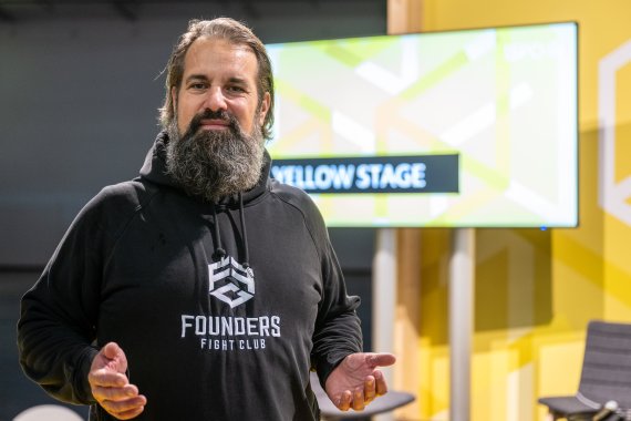 Jan Küster, Experte für Betriebliche Gesundheit, auf der ISPO Munich