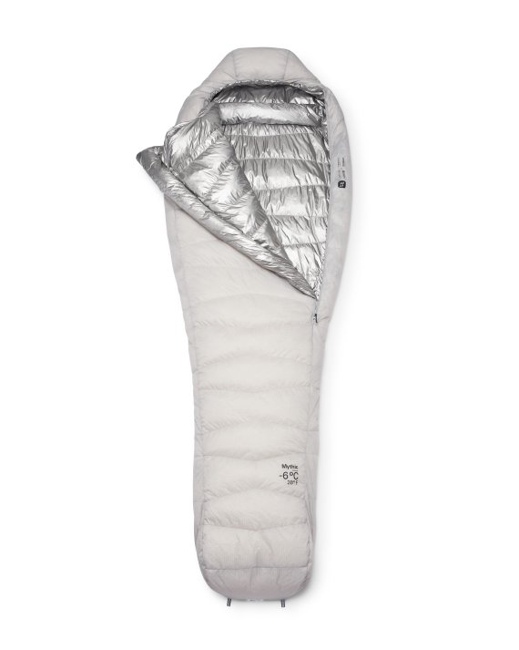 Schlafsack grau silber