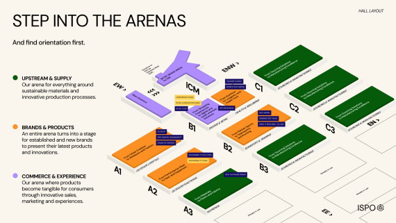 ISPO Munich Hallenplan