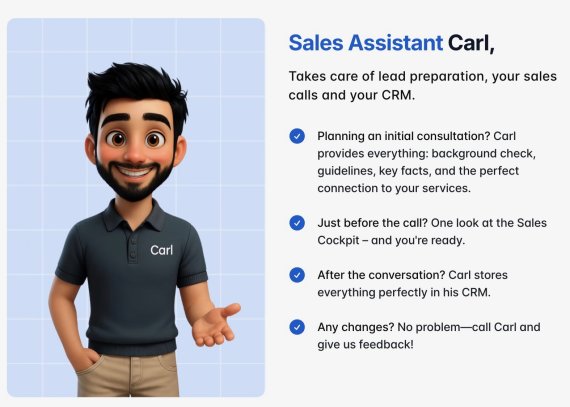 Sales Assistant Carl von Scoreprise.ai