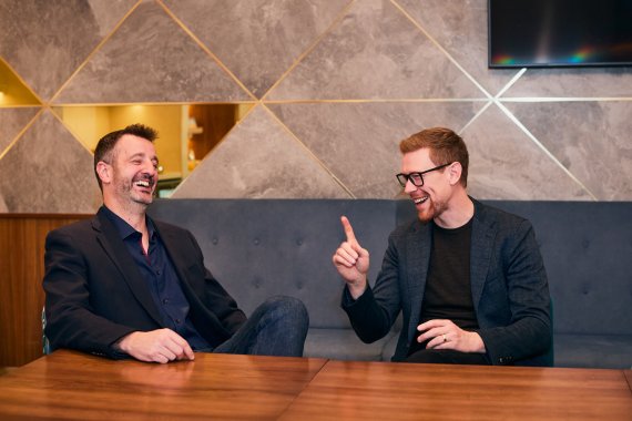 Harald und Mike zuversichtlich für die Zukunft
