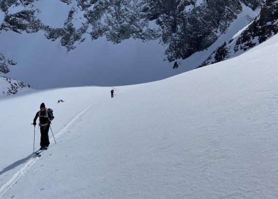 Paul Schif beim Langlauf