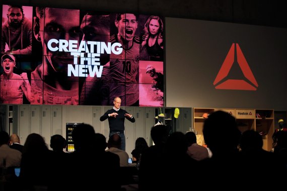mb-en-reebok-creating-conference Matt O'Toole in front of an audience at a conference