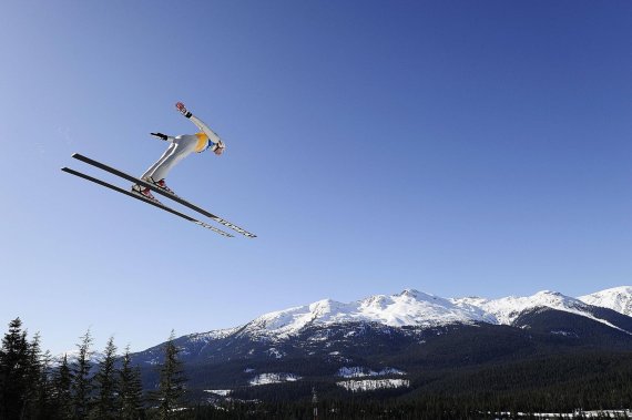 Martin Schmitt bei den Olympischen Winterspielen in Vancouver.