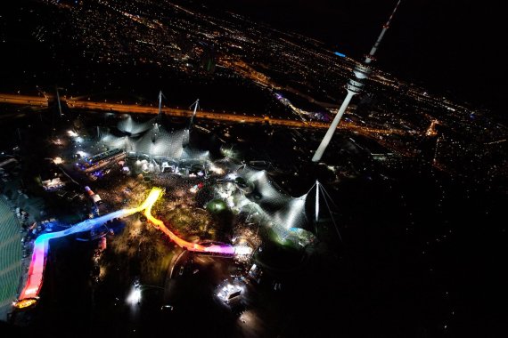 Red Bull Crashed Ice von oben