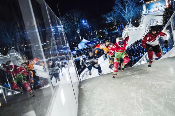 Red Bull Crashed Ice Rampe