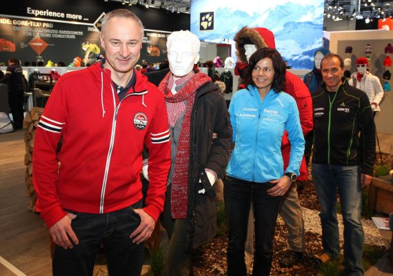 Gerlinde Kaltenbrunner auf der ISPO MUNICH 2012