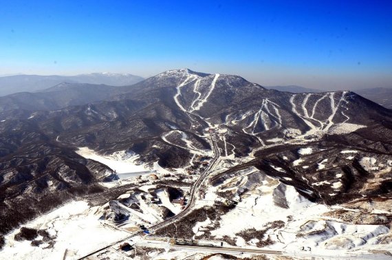Weltmeisterliche Rahmenbedingungen: das Wintersportzentrum Yabuli im Nordosten Chinas.