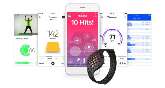 The MOOV watch comes with an app that collects all your data and acts as your coach.